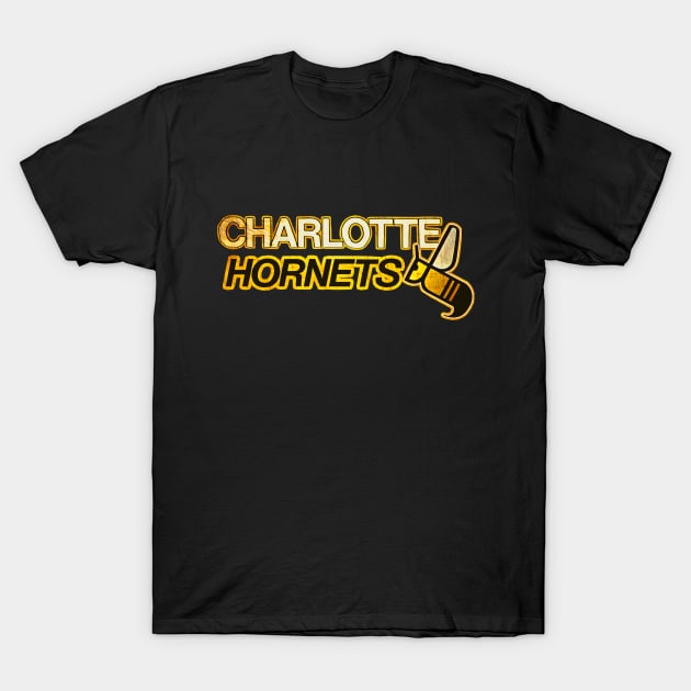 Charlotte Hornets Football T-Shirt by Kitta’s Shop